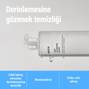 Rovectin - Aqua Deep Cleansing Water (Hyaluronik Asit ve Deniz Sulu Kurutmayan Misel Suyu) 400ml (%35 Tanıtım İndirimli)