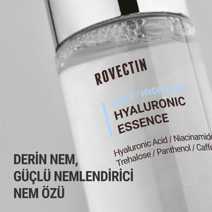 Rovectin - Aqua Hyaluronic Essence (7 Farklı Hyaluronik Asitli Papaya Enzimli Pantenollü Nem Bariyeri Esansı) 180