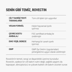 Rovectin - Aqua Hyaluronic Essence (7 Farklı Hyaluronik Asitli Papaya Enzimli Pantenollü Nem Bariyeri Esansı) 180