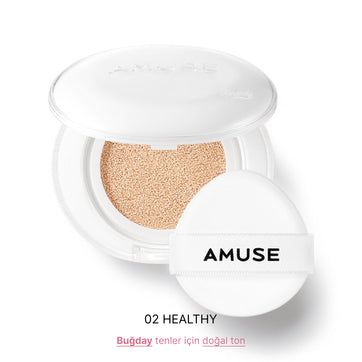 Amuse - Ceramic Skin Perfector SPF 40 PA++ (Seramid ve Peptitli Porselen Cilt Cushion) 15gr