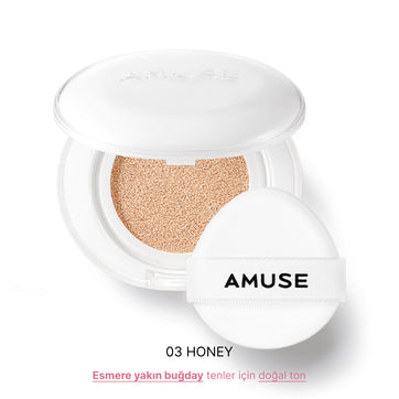 Amuse - Ceramic Skin Perfector SPF 40 PA++ (Seramid ve Peptitli Porselen Cilt Cushion) 15gr