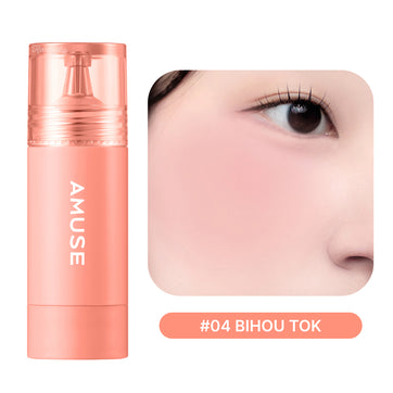 Amuse - Cheek Tok Tok (Protein ve Peptitli 12 Saat Kalıcı Kadife Dokulu Allık) 5.5ml