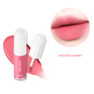 Amuse - Powder Velvet Tint (12 Saate Kadar Kalıcı Yüksek Pigmentli Kadifemsi Dokulu Pantenollü Tint) 3.3gr