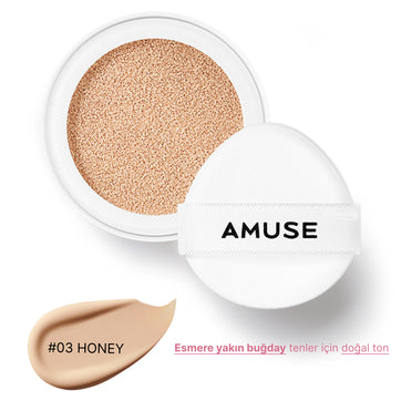 Amuse - (İÇ YEDEK REFILL) Ceramic Skin Perfector SPF 40 PA++ (Seramid ve Peptitli Porselen Cilt Cushion) 15gr (Aynasız ve kapaklıdır)