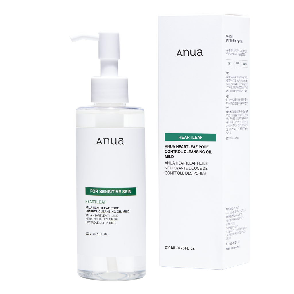 Anua - Heartleaf Pore Control Cleansing Oil Mild (Geniş Gözenek Karşıtı Nazik Temizleyici Yağ) 200ml