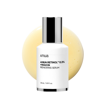 Anua - Retinol 0.3% + Niacin Renewing Serum (Kırışıklık ve Leke Karşıtı 8 çeşit Peptit ve Retinollü Serum) 30ml