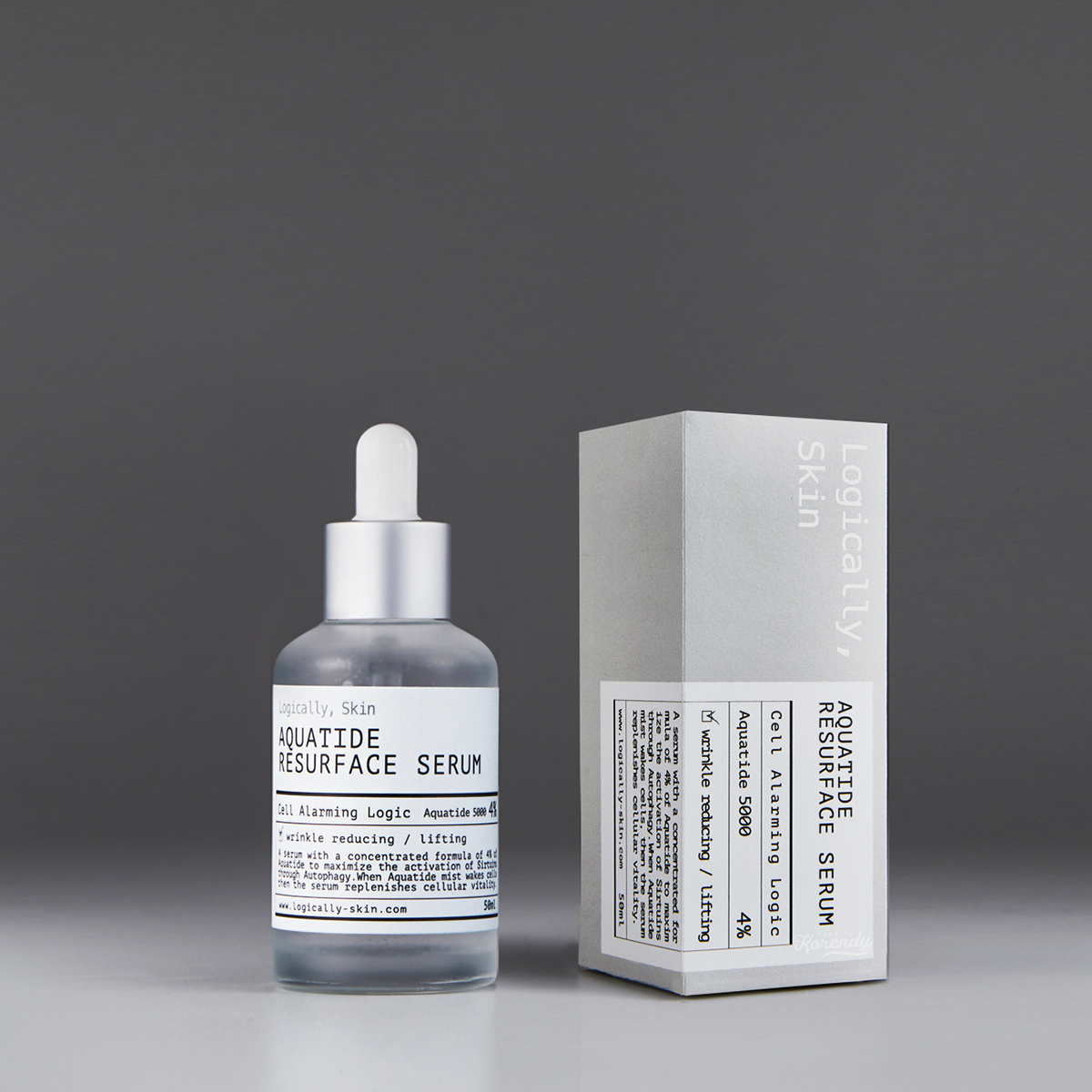 Logically Skin - Aquatide Resurface Serum (Kırışıklık Karşıtı Neme Doyuran Patentli Peptit Serumu) 50ml