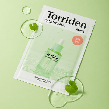 Torriden - Balanceful Cica MASK (Bariyer Koruyucu ve Stres Karşıtı Cica Bakım Maskesi) 27ml