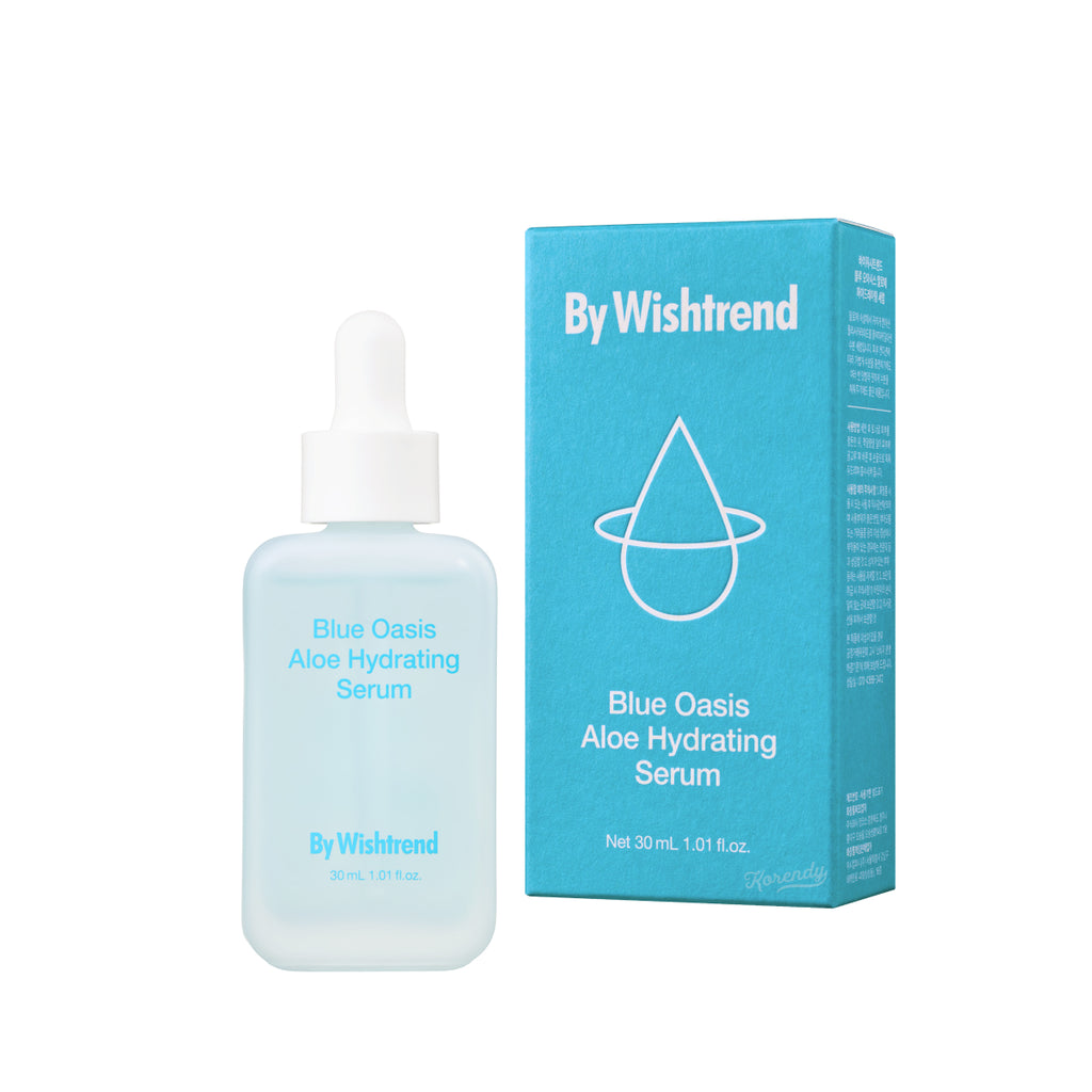 By Wishtrend - Blue Oasis Aloe Hydrating Serum (Hidrasyon Nem Ampulü) 30ml