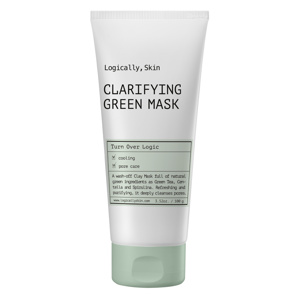 Logically Skin - Clarifying Green Mask (Geniş Gözenek Karşıtı Yeşil Çaylı Kil Maskesi) 100g (%25 Tanıtım indirimli)