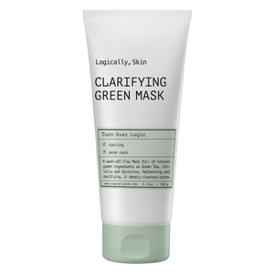 Logically Skin - Clarifying Green Mask (Geniş Gözenek Karşıtı Yeşil Çaylı Kil Maskesi) 100g (%40 tanıtım indirimli)