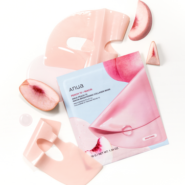 Anua - Collagen Mask - Peach 70 Niacin Brightening (Elastikiyet Koruyucu Şeftali Sulu Kolajenli Şeffaflaşan Maske) 4lü