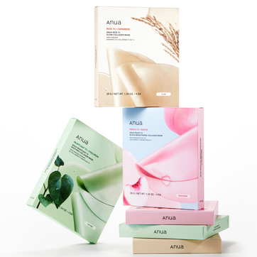 Anua - Collagen Mask - Peach 70 Niacin Brightening (Elastikiyet Koruyucu Şeftali Sulu Kolajenli Şeffaflaşan Maske) 4lü