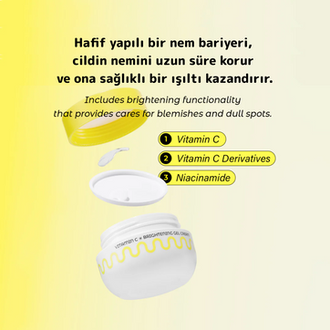 Commonlabs - Vitamin C Brightening GEL CREAM (C Vitaminli ve Meyve Özlü Jel Krem) 50gr