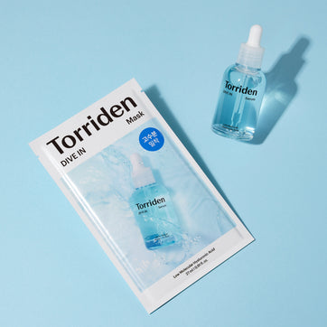 Torriden - DIVE-IN Low Molecular Hyaluronic Acid Mask Pack (5 Tip Mikro Hyaluronik Asitli Nem Bombası Yaprak Maske) 27ml