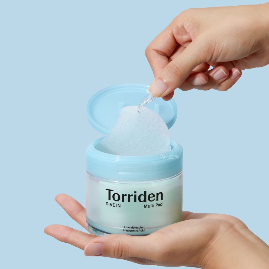 Torriden - DIVE-IN Low Molecular Hyaluronic Acid Multi Pad 80li (5 Tip Mikro Hyaluronik Asitli Arındırıcı Nemlendirici Ped Maske) 145ml
