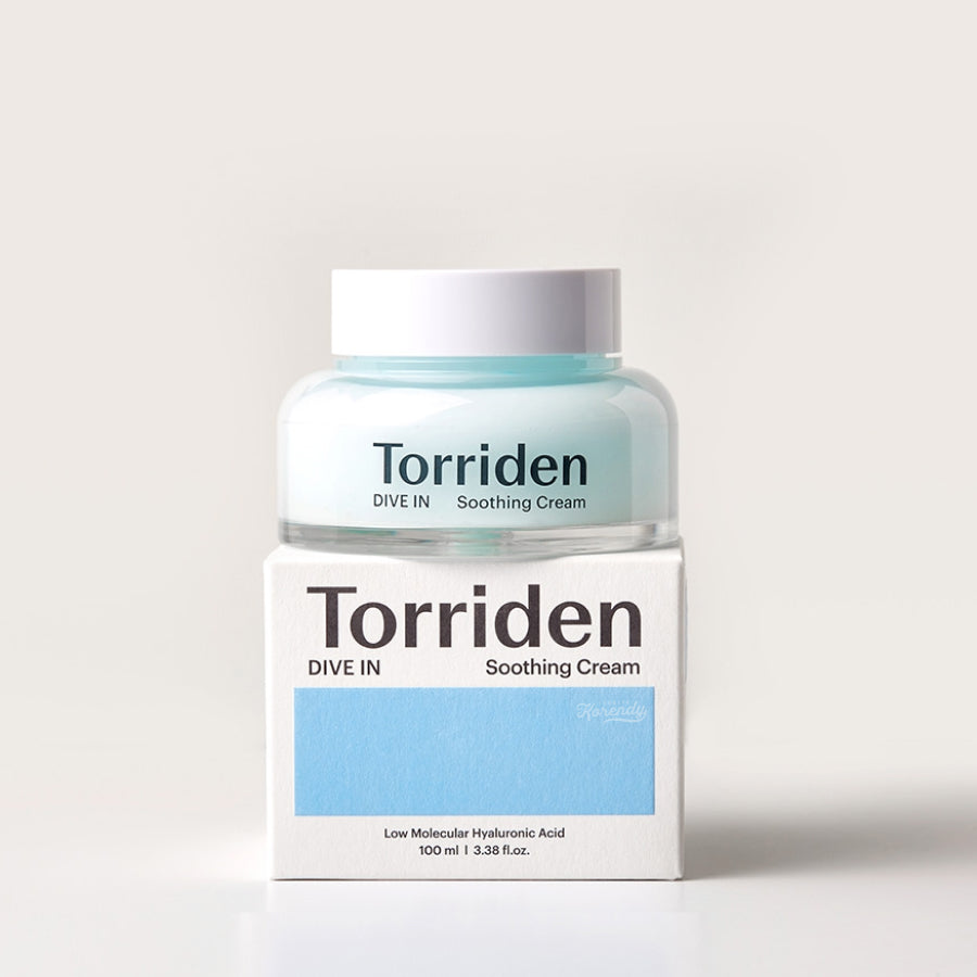 Torriden - DIVE-IN Low Molecular Hyaluronic Acid Soothing Cream (5 Tip Mikro Hyaluronik Asitli Soğutucu Derin Nemlendirici Krem) 100ml