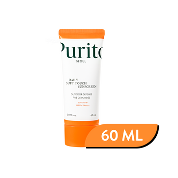 Purito - Daily Soft Touch Sunscreen SPF50+ PA++++ (Nemlendirici ve Bariyer Koruyucu Seramidli Güneş Kremi)