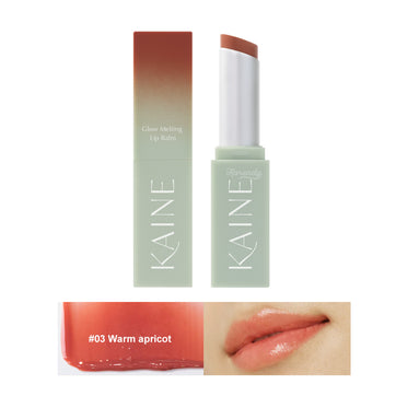 Kaine - Glow Melting Lip Balm (Parlaklık Verici Bariyer Koruyucu Skualenli Vegan Dudak Balmı) 3.7gr