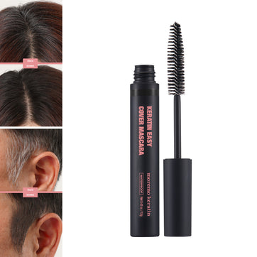 Moremo - Keratin Easy Cover Mascara (Beyaz Saç Kaş Sakal Kıl Kapatıcı Maskara) 12g