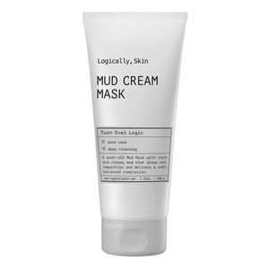 Logically Skin - Mud Cream Mask (Siyah ve Beyaz Nokta Karşıtı Asitli Kil Maskesi) 100g