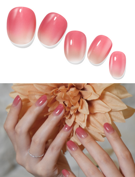 Gelato Factory - Solar Cured Gel Nail #NB-005 Ruddy - Yapışkan Jel Tırnak 26 Parça EL için