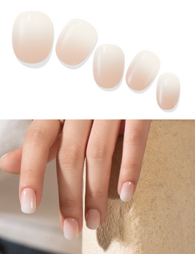 Gelato Factory - Solar Cured Gel Nail #NB-007 Baby Boomer - Yapışkan Jel Tırnak 26 Parça EL için