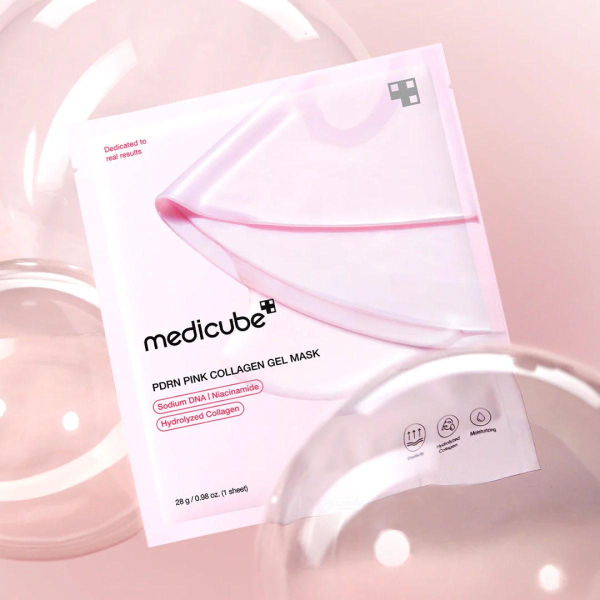 Medicube - PDRN Pink Collagen Gel Mask (48 Saat Boyunca Elastikiyet Koruyucu ve Besleyici Kolajenli Jel Maske) 28gr