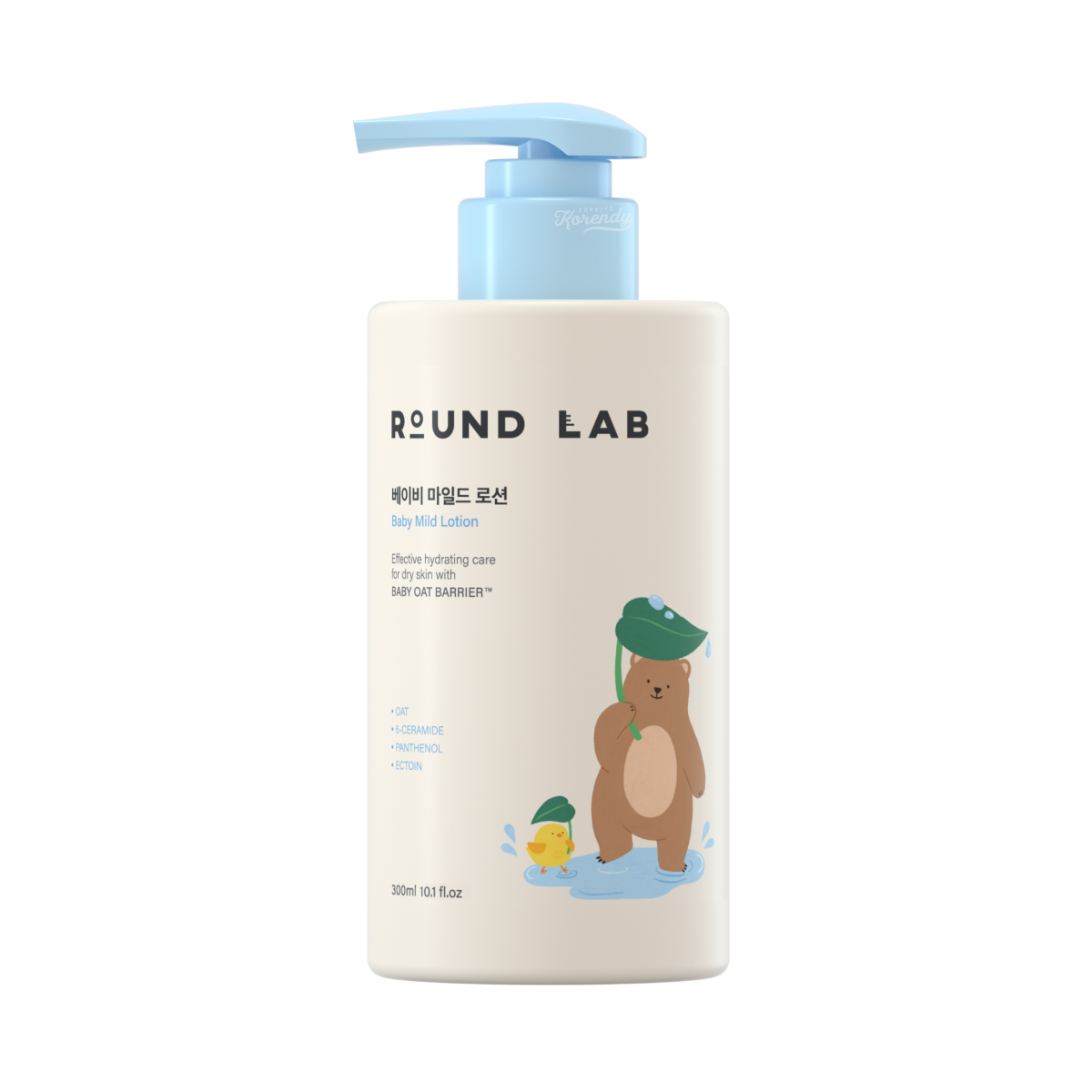 Round Lab - Baby Mild Lotion (Nemlendirici ve Bariyer Koruyucu 5 Çeşit Seramidli ve Yulaflı Bebek Losyonu) 300ml