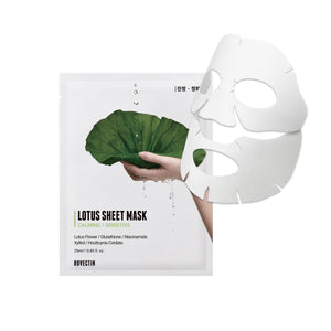 Rovectin - Calming Lotus Sheet Mask (Cilt Hasarına Karşı Koruyucu Lotus Çiçekli  Nem Hapsedici Maske) 25ml (%35 Tanıtım İndirimli)