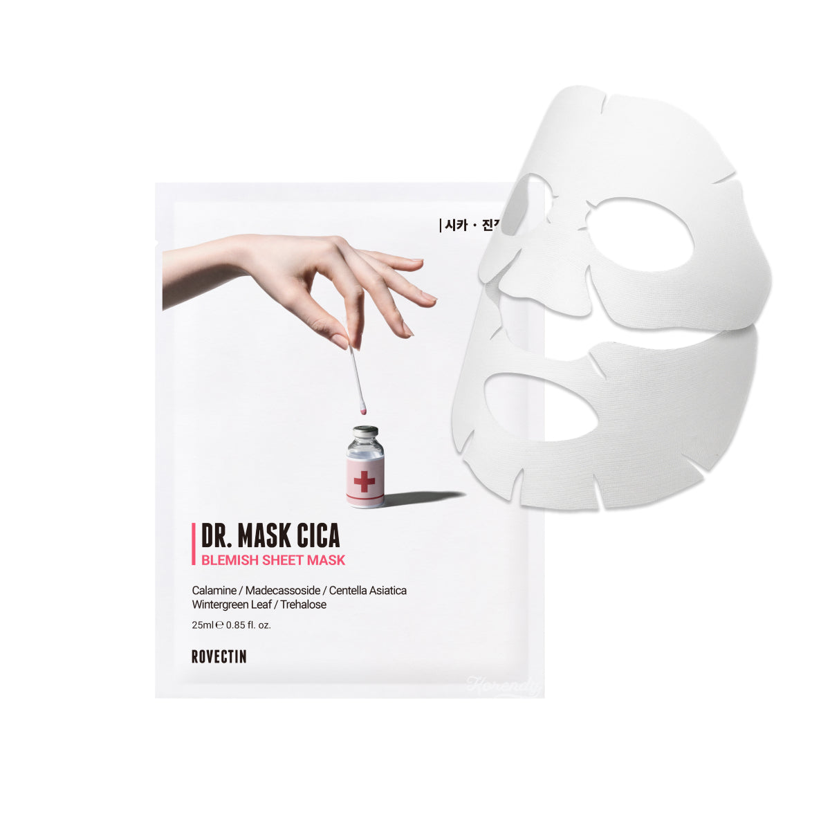 Rovectin - Dr. Mask Cica (Kalamin, BHA ve Madecassoside içeren Yatıştırıcı Maske) 25ml