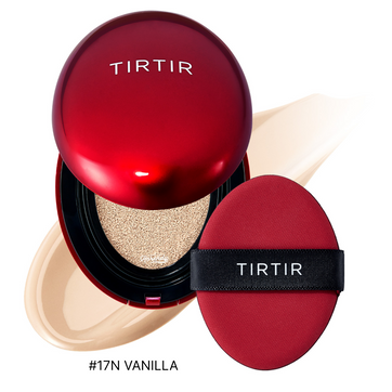 TIRTIR - Mask Fit RED Cushion (72 Saat Kalıcı Kusursuz Kapatıcı Saten Bitişli Cushion Fondöten) 18g