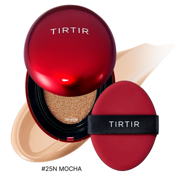 TIRTIR - Mask Fit RED Cushion (72 Saat Kalıcı Kusursuz Kapatıcı Saten Bitişli Cushion Fondöten) 18g