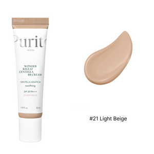 Purito - Wonder Releaf Centella BB Cream SPF30 PA+++ (Yüksek Örtücü Besleyici Centella Özlü BB Krem) 30ml (%30 Tanıtım indirimli)