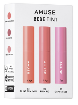 Amuse - Bebe Tint (Meyve Özlü Dolgunlaştırıcı ve Besleyici Yağlı Tint) 3.8gr